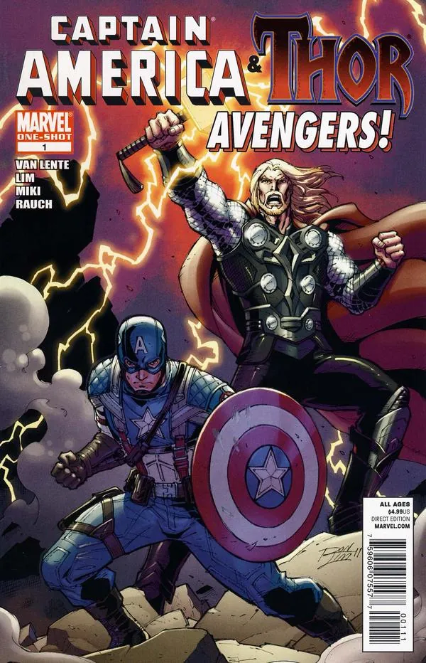 Cover of Captain America & Thor!: Avengers #1