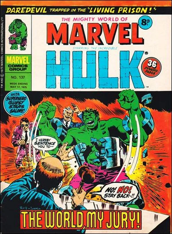 Cover of The Mighty World of Marvel #137