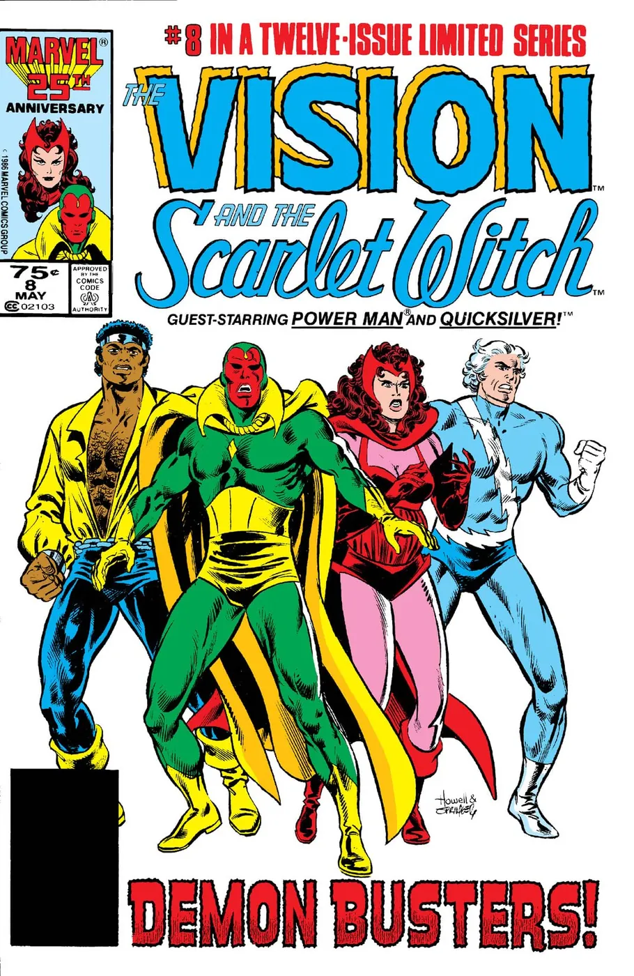 Cover of The Vision and the Scarlet Witch #8