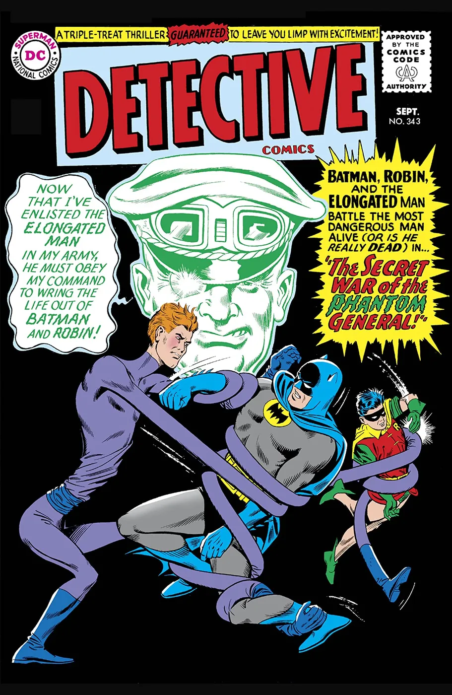 Cover of Detective Comics #343
