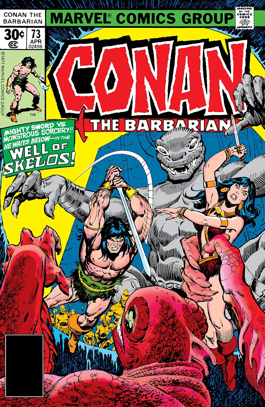 Cover of Conan the Barbarian #73