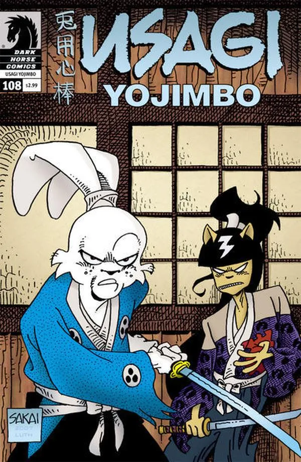 Cover of Usagi Yojimbo #108