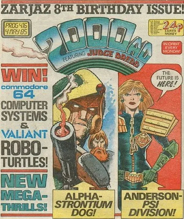 Cover of 2000 AD #416