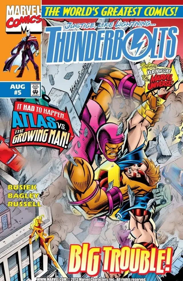 Cover of Thunderbolts #5