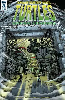 Cover of Teenage Mutant Ninja Turtles: Urban Legends #3
