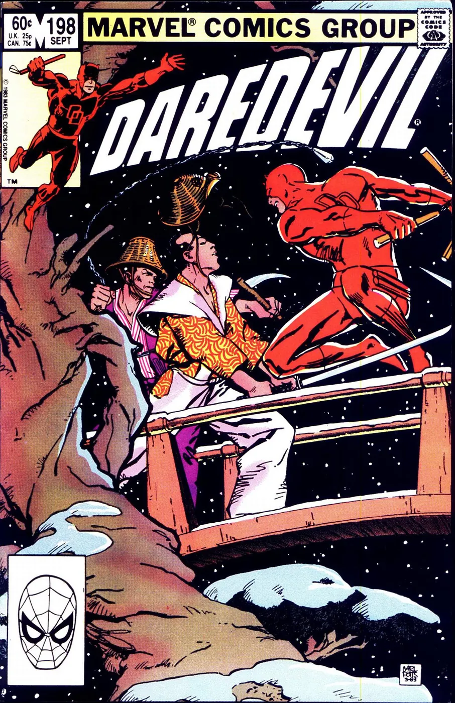 Cover of Daredevil #198