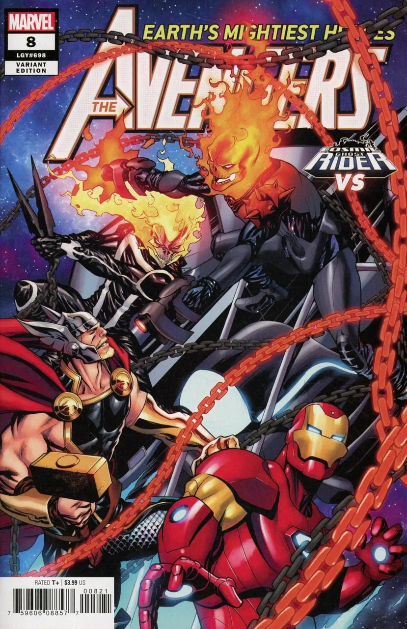 Cover of Avengers #8 (698)