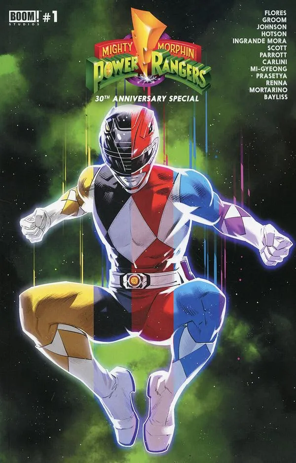 Cover of Mighty Morphin Power Rangers 30th Anniversary Special #1
