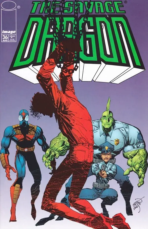 Cover of Savage Dragon #36