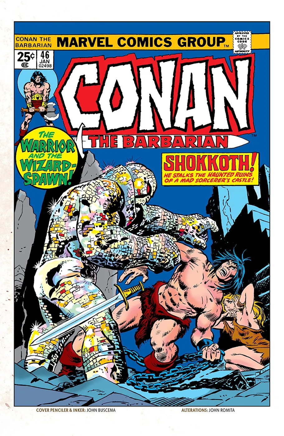 Cover of Conan the Barbarian #46