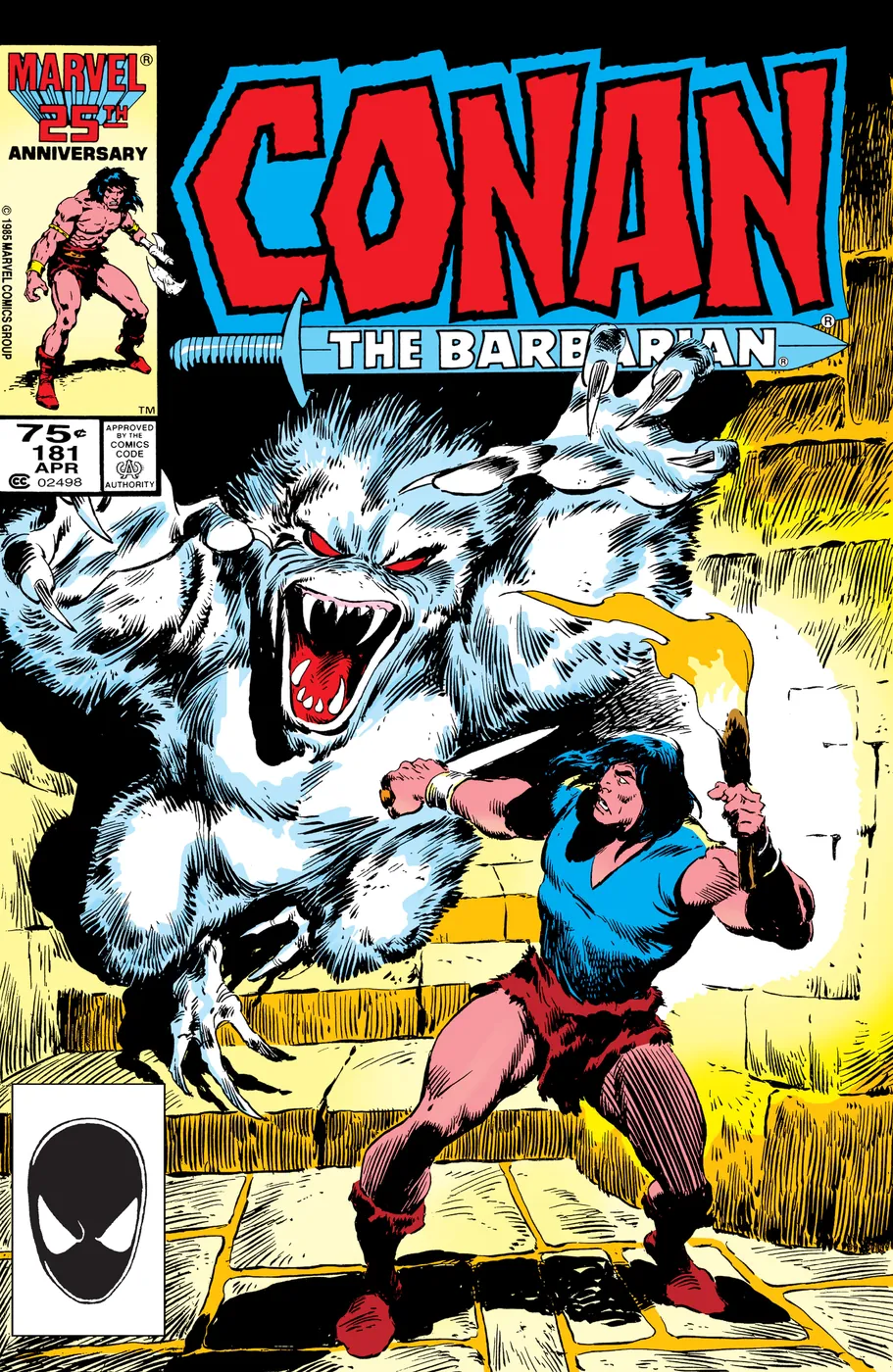 Cover of Conan the Barbarian #181