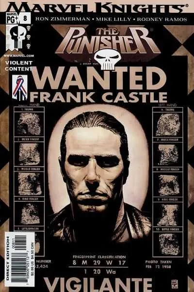 Cover of The Punisher #8