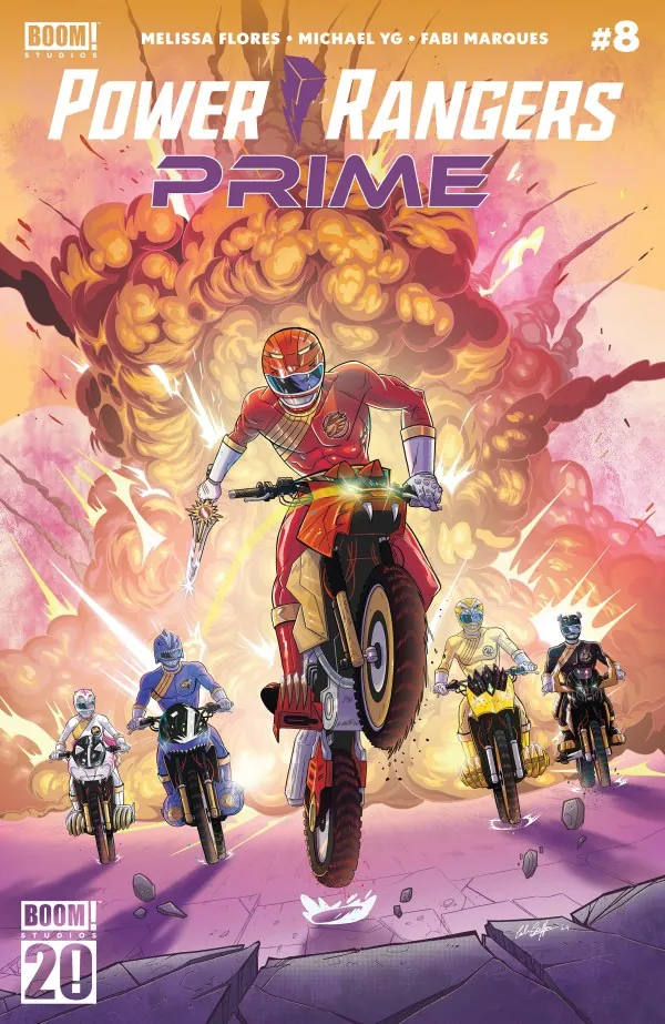 Cover of Power Rangers: Prime #8