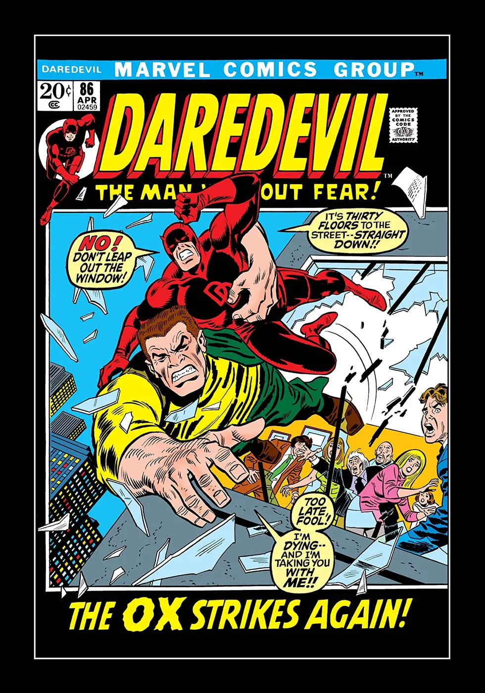 Cover of Daredevil #86