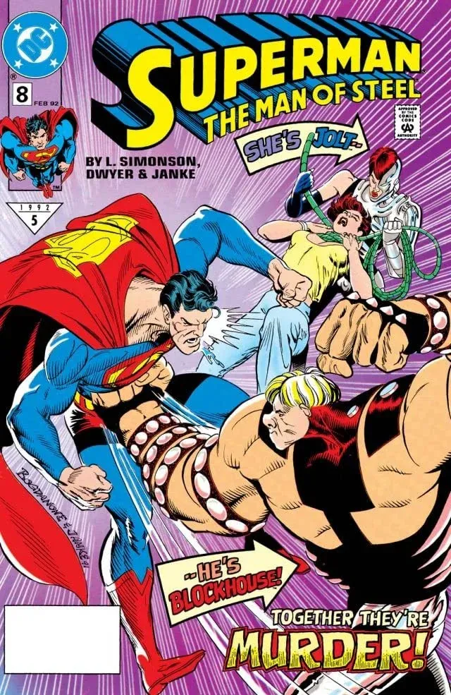 Cover of Superman: The Man of Steel #8