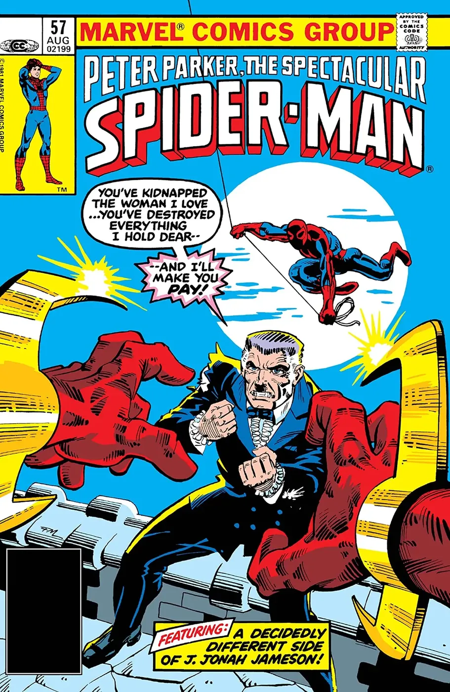 Cover of The Spectacular Spider-Man #57