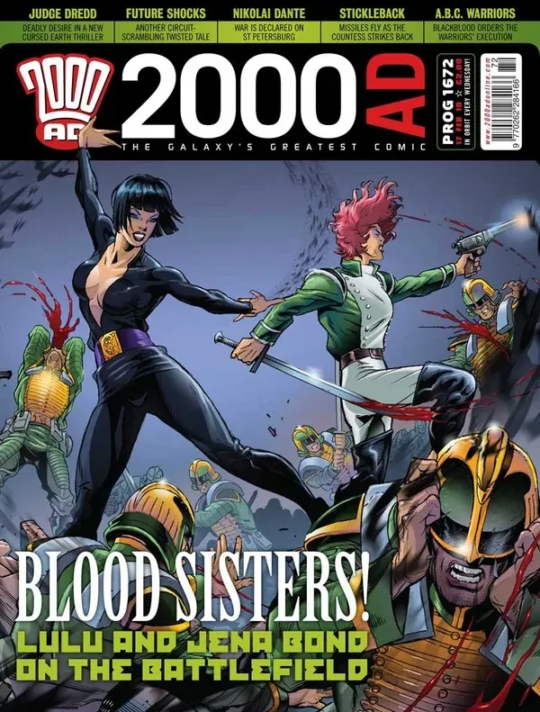 Cover of 2000 AD #1672