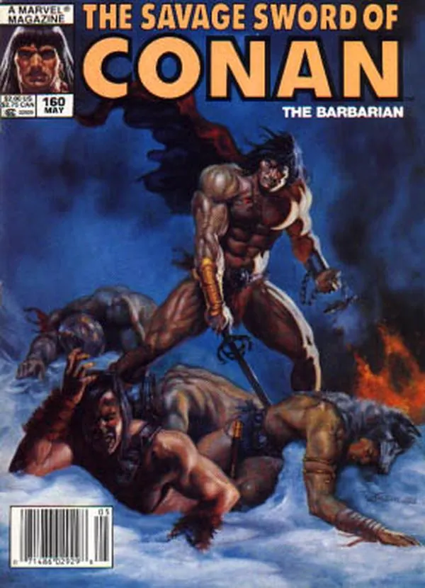 Cover of The Savage Sword of Conan #160
