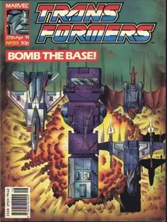 Cover of The Transformers #313