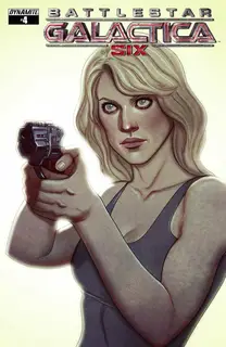 Cover of (New) Battlestar Galactica: Six #4