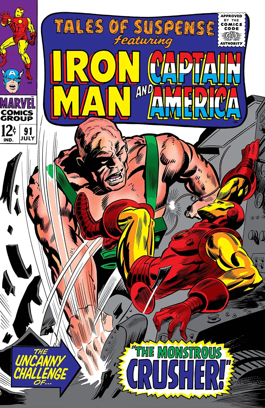 Cover of Tales of Suspense #91