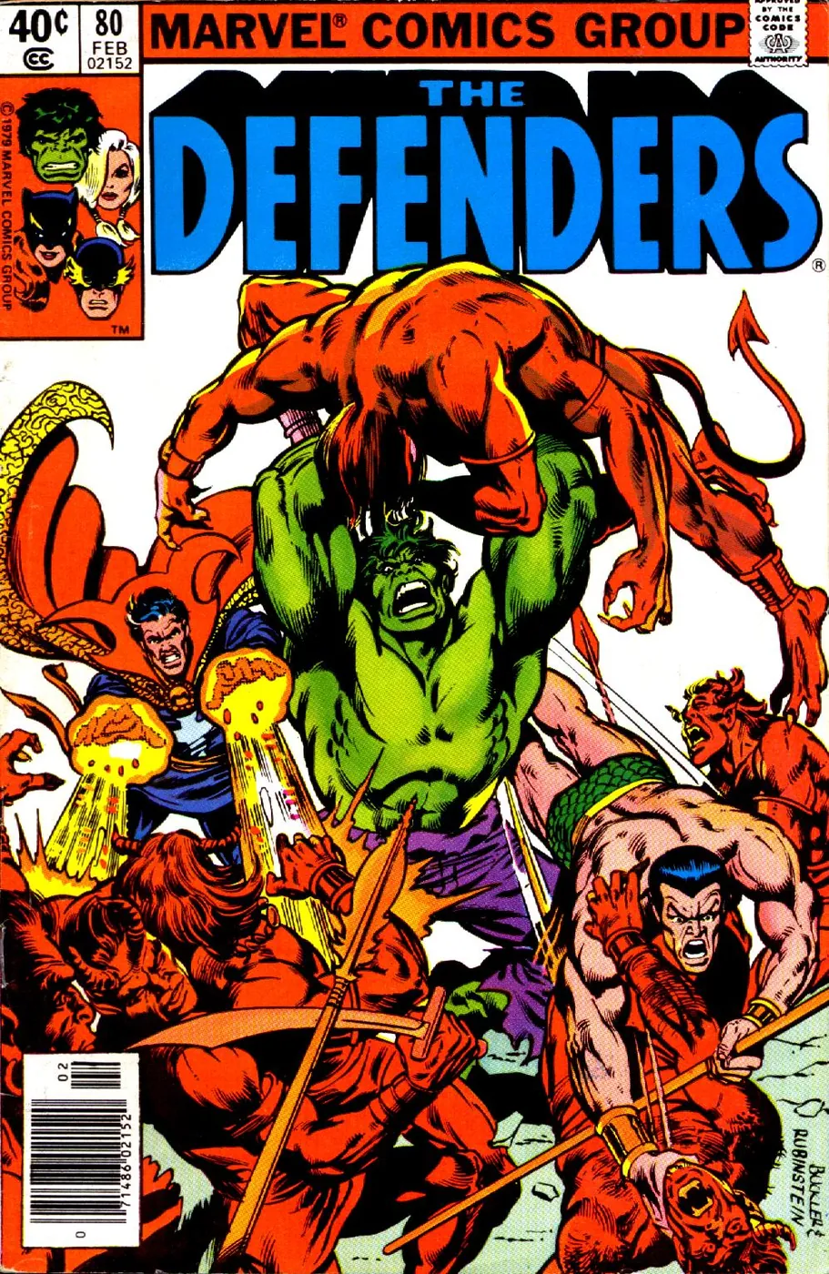 Cover of The Defenders #80