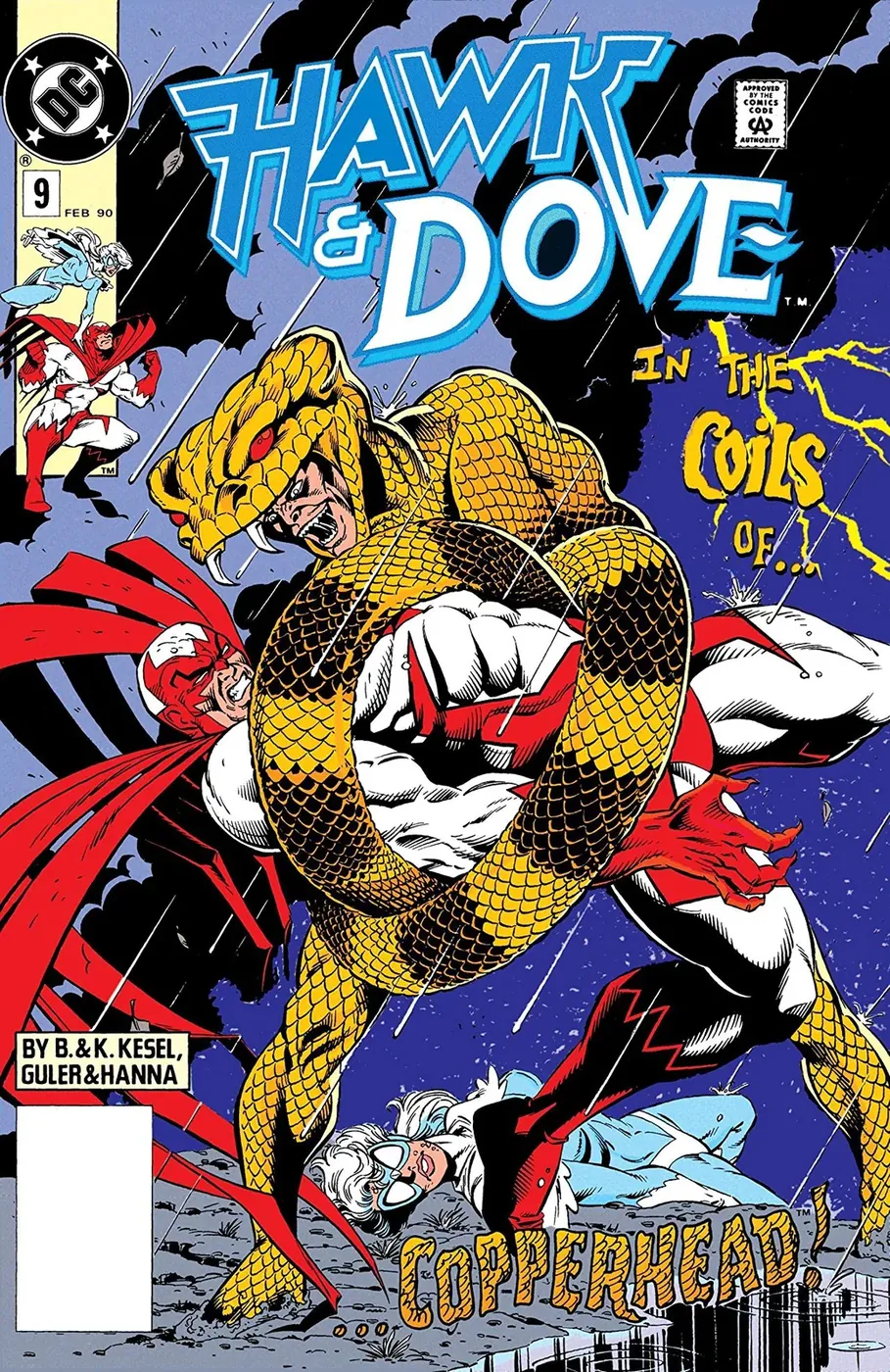 Cover of Hawk and Dove #9