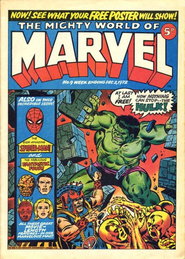 Cover of The Mighty World of Marvel #9