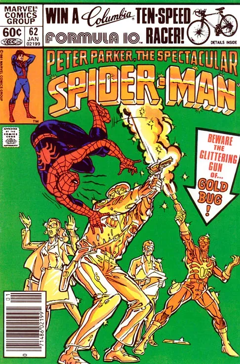 Cover of The Spectacular Spider-Man #62