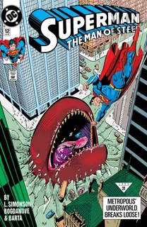 Cover of Superman: The Man of Steel #12