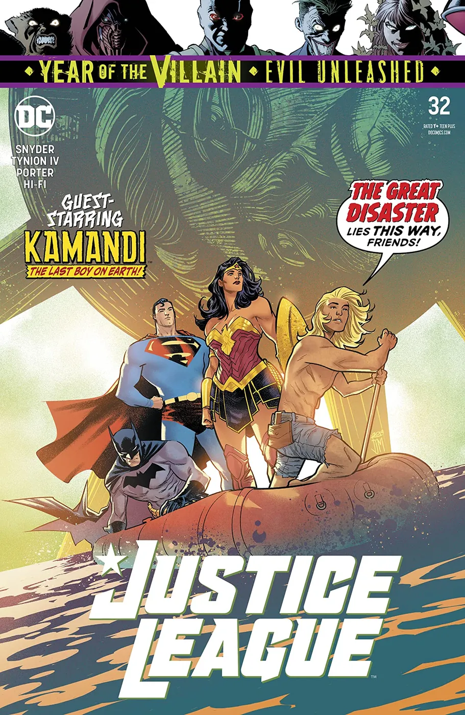 Cover of Justice League #32