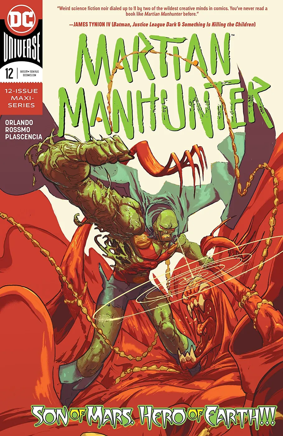 Cover of Martian Manhunter #12