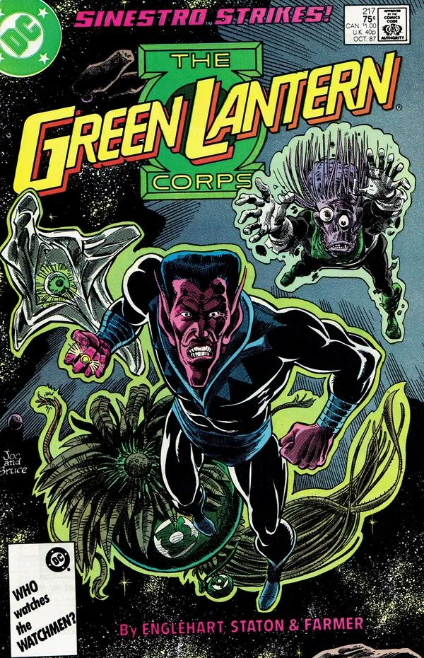 Cover of The Green Lantern Corps #217