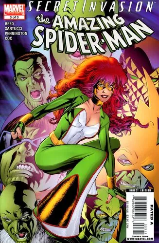 Cover of Secret Invasion: The Amazing Spider-Man #3
