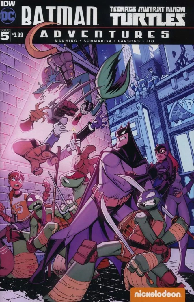Cover of Batman / Teenage Mutant Ninja Turtles Adventures #5