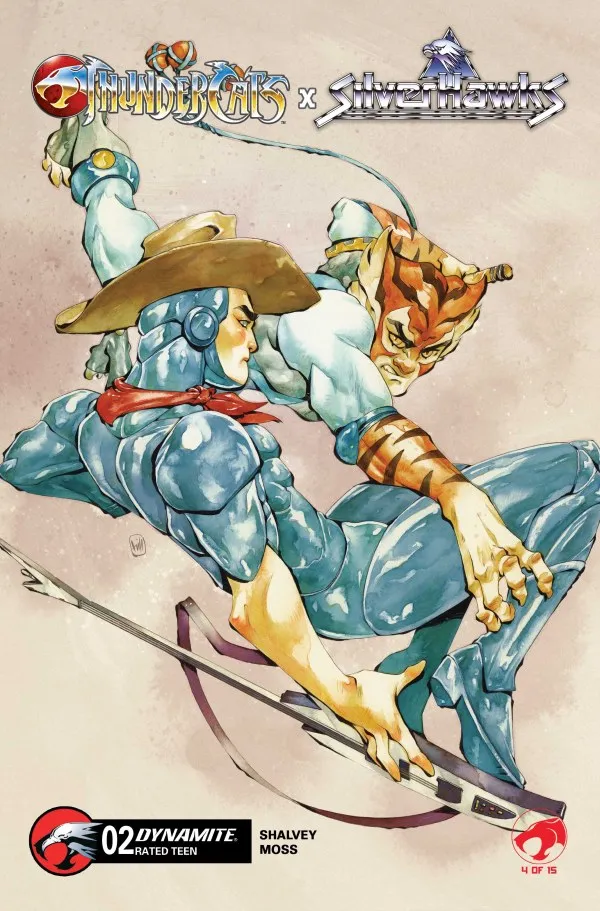 Cover of ThunderCats x SilverHawks #2