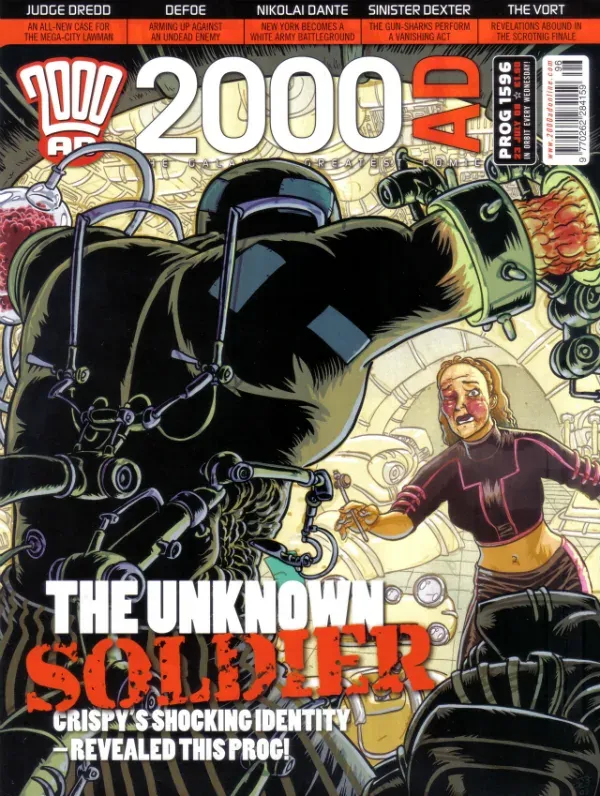 Cover of 2000 AD #1596