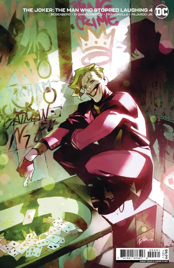 Cover of The Joker: The Man Who Stopped Laughing #4