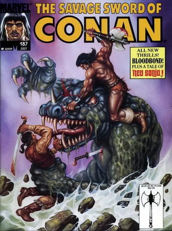 Cover of The Savage Sword of Conan #187