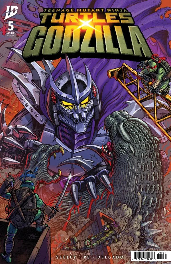 Cover of Teenage Mutant Ninja Turtles [TMNT] x Godzilla #5