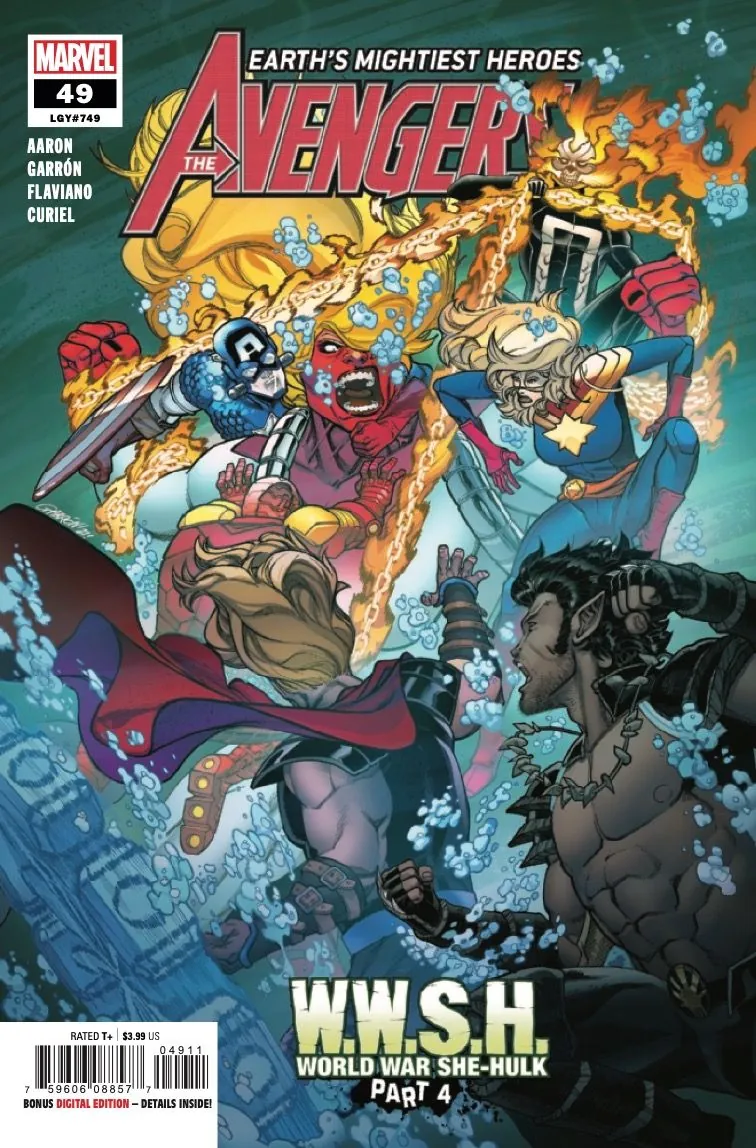 Cover of Avengers #49 (749)