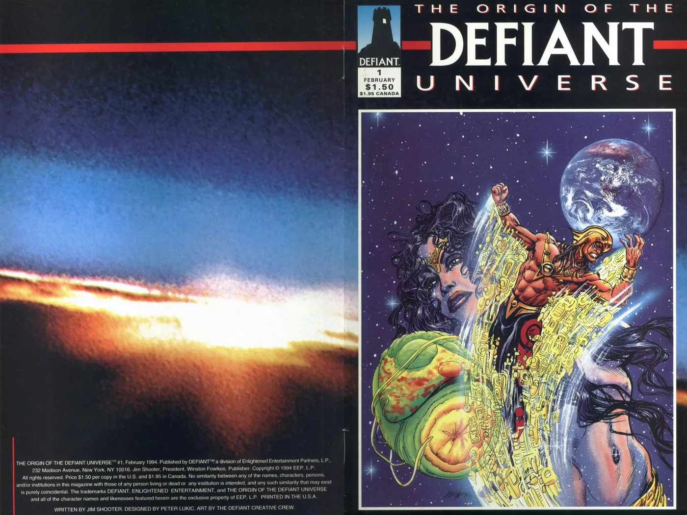 Cover of The Origin of the Defiant Universe #1