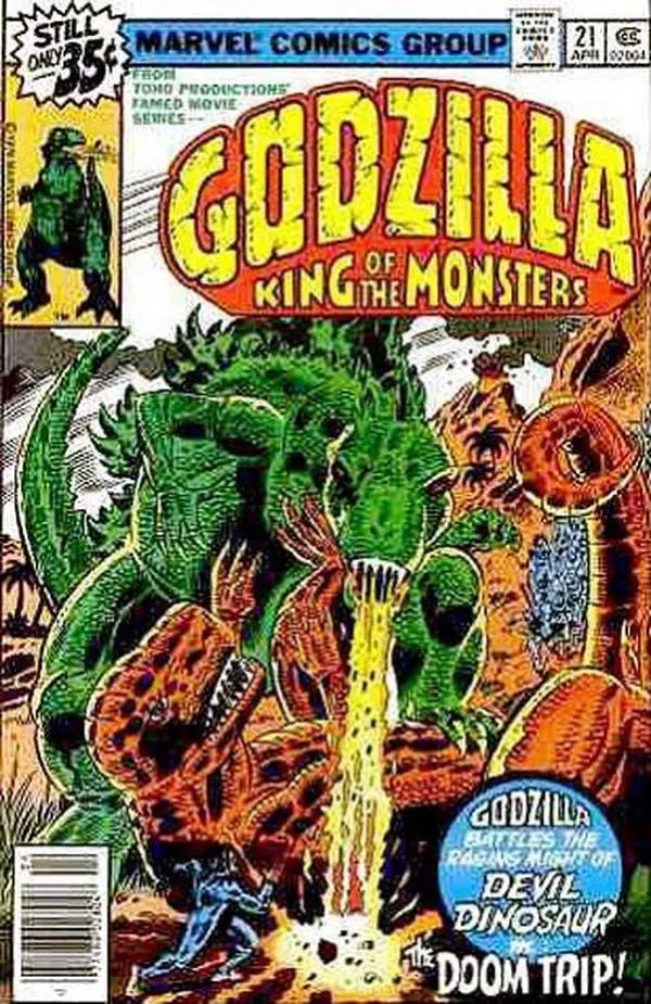 Cover of Godzilla #21