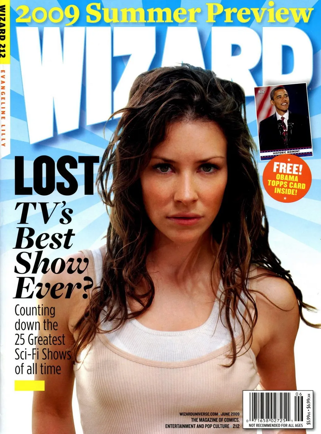 Cover of Wizard: The Comics Magazine #212