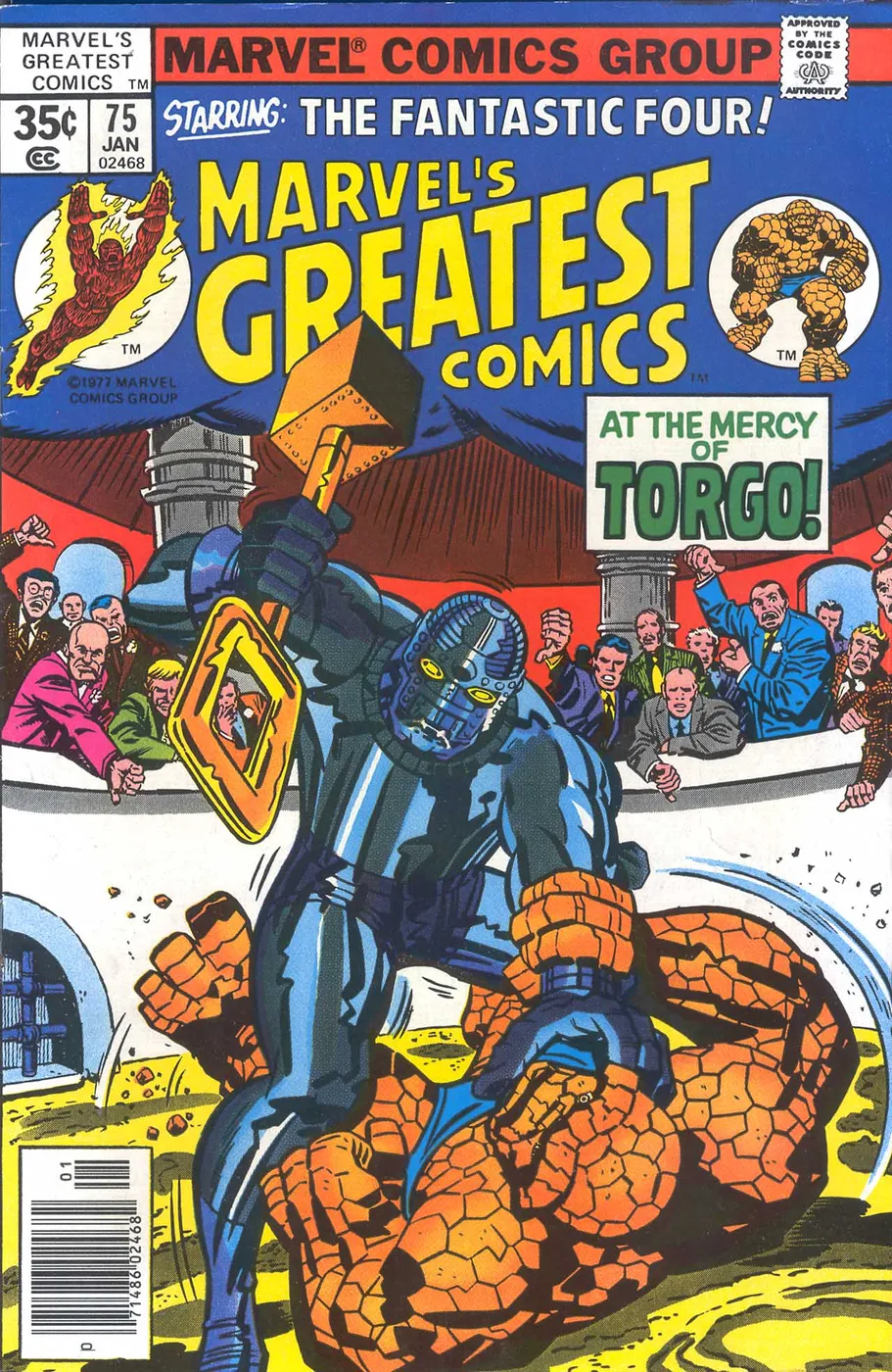 Cover of Marvel's Greatest Comics #75