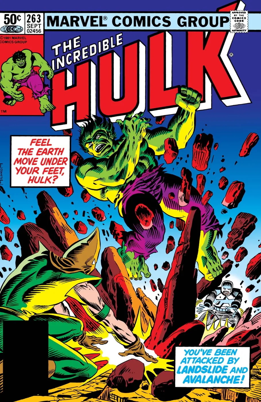 Cover of The Incredible Hulk #263