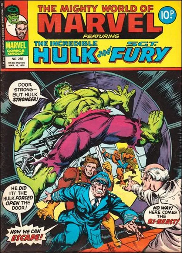 Cover of The Mighty World of Marvel #285