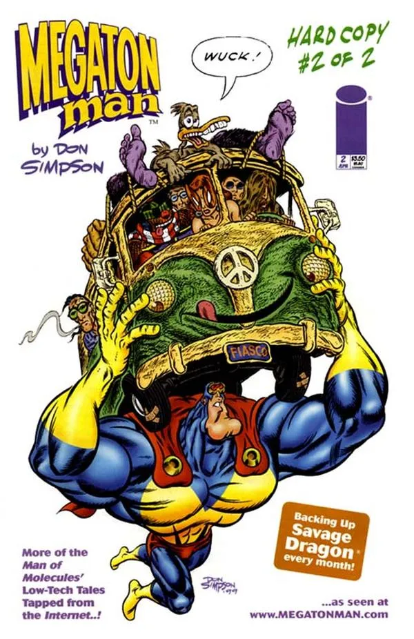 Cover of Megaton Man: Hardcopy #2