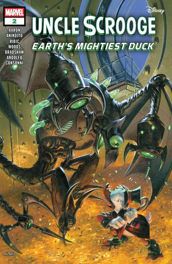 Cover of Uncle Scrooge: Earth's Mightiest Duck #2