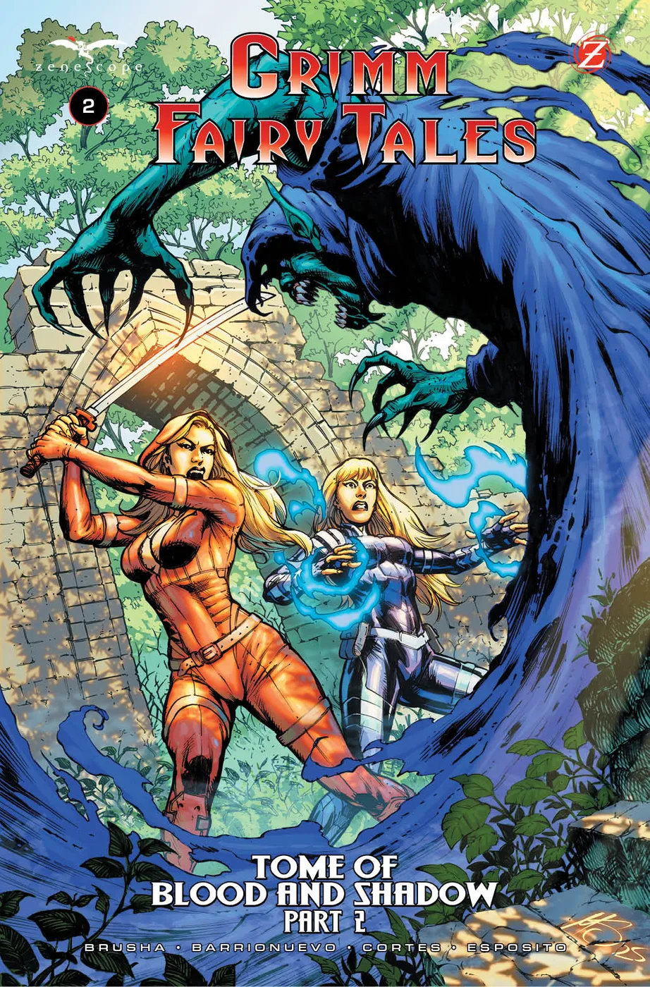 Cover of Grimm Fairy Tales #2